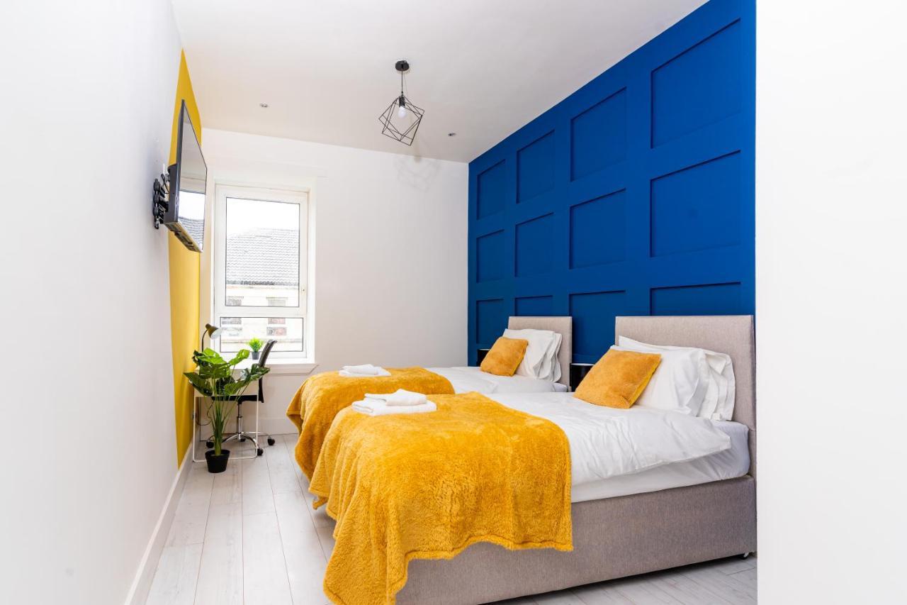 Cheerful 2 Bedroom Homely Apartment, Sleeps 6 Guest Comfy, 3X Double Bed, Parking, Free Wifi, Suitable For Business, Leisure Guest,Glasgow, Glasgow West End, Near City Centre Exteriér fotografie