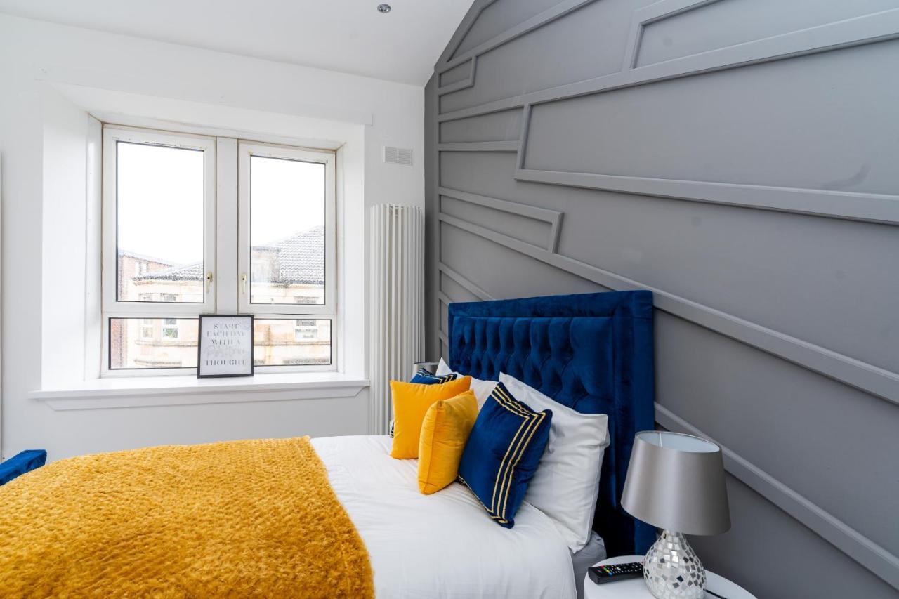 Cheerful 2 Bedroom Homely Apartment, Sleeps 6 Guest Comfy, 3X Double Bed, Parking, Free Wifi, Suitable For Business, Leisure Guest,Glasgow, Glasgow West End, Near City Centre Exteriér fotografie